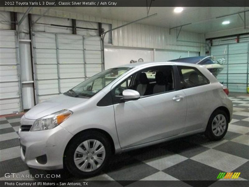 Classic Silver Metallic / Ash Gray 2012 Toyota Yaris L 3 Door