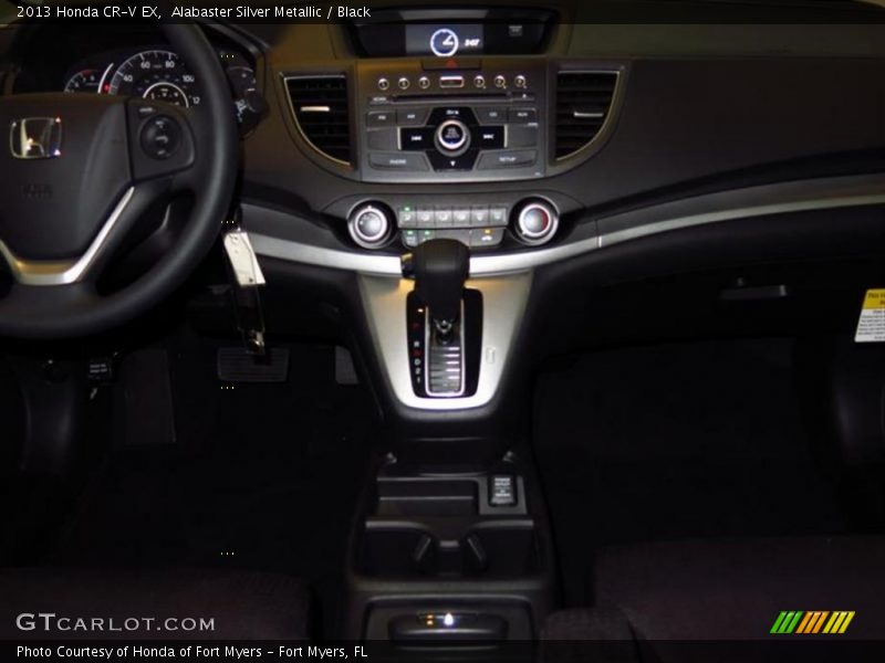 Alabaster Silver Metallic / Black 2013 Honda CR-V EX