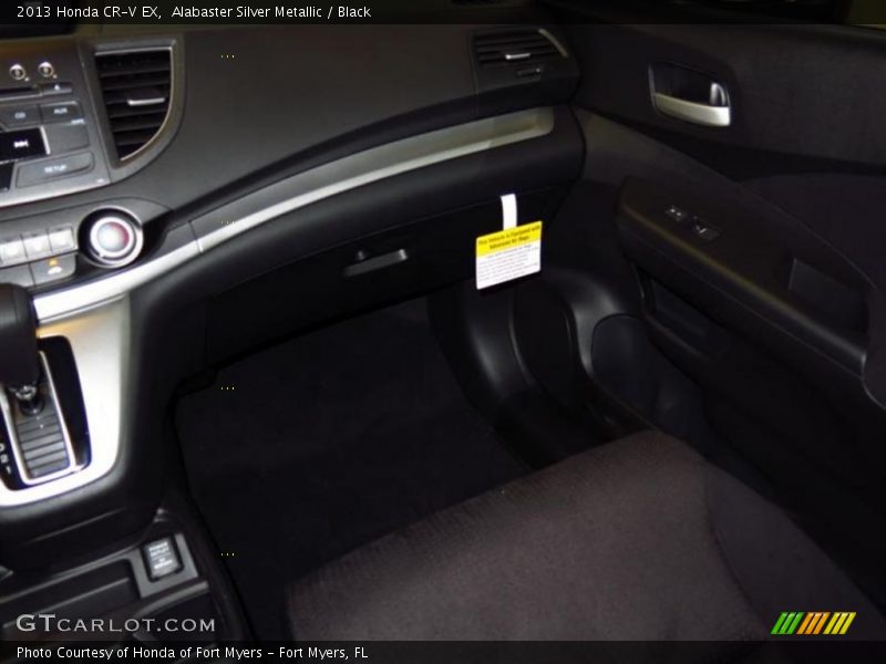 Alabaster Silver Metallic / Black 2013 Honda CR-V EX