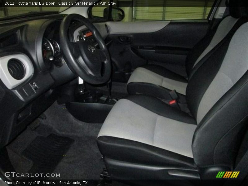 Classic Silver Metallic / Ash Gray 2012 Toyota Yaris L 3 Door