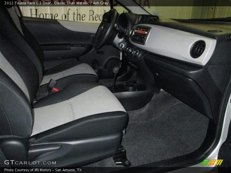 Classic Silver Metallic / Ash Gray 2012 Toyota Yaris L 3 Door