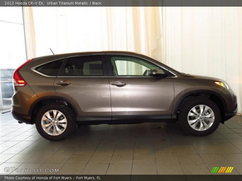 Urban Titanium Metallic / Black 2013 Honda CR-V EX