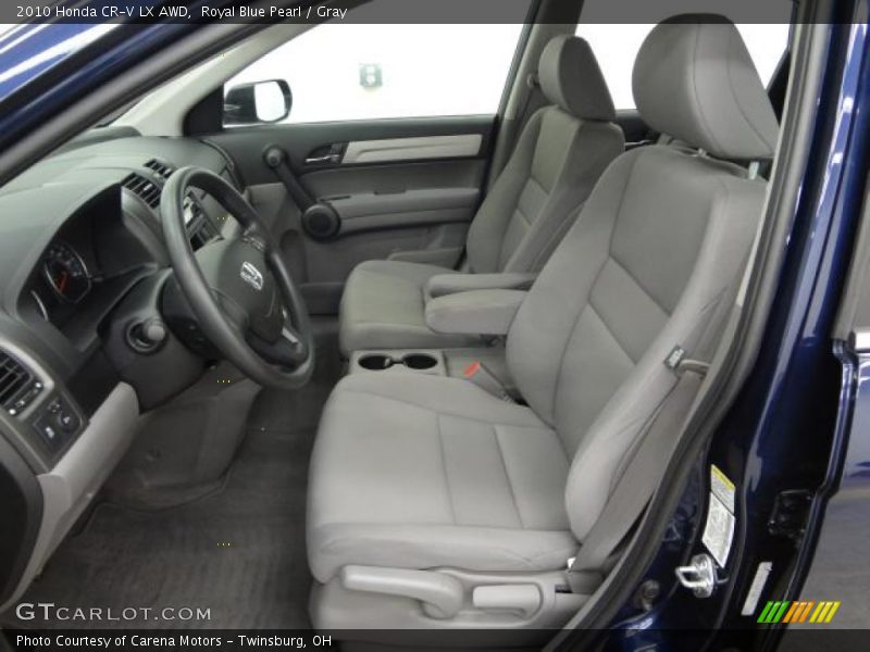 Royal Blue Pearl / Gray 2010 Honda CR-V LX AWD