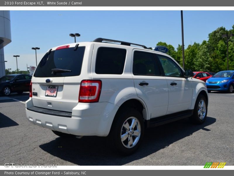 White Suede / Camel 2010 Ford Escape XLT