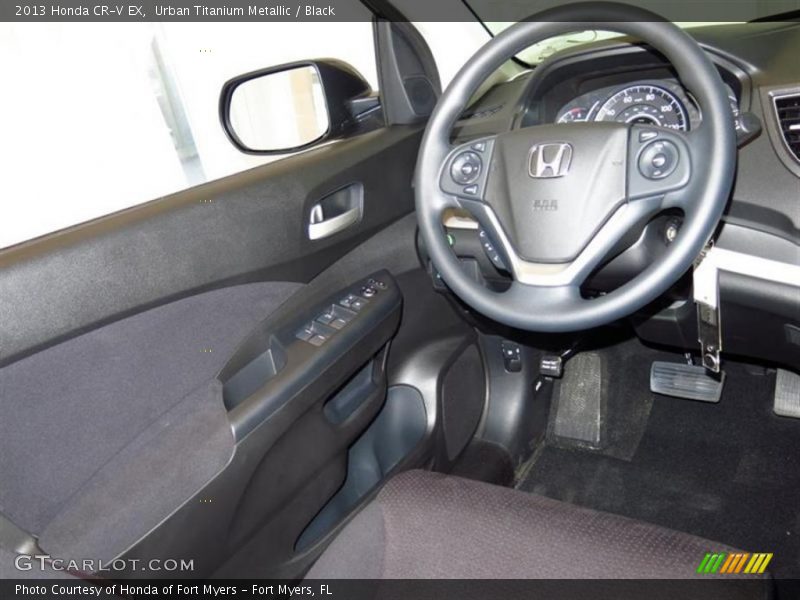 Urban Titanium Metallic / Black 2013 Honda CR-V EX