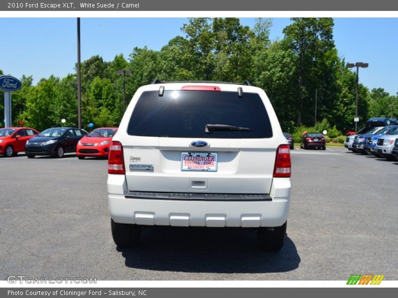 White Suede / Camel 2010 Ford Escape XLT
