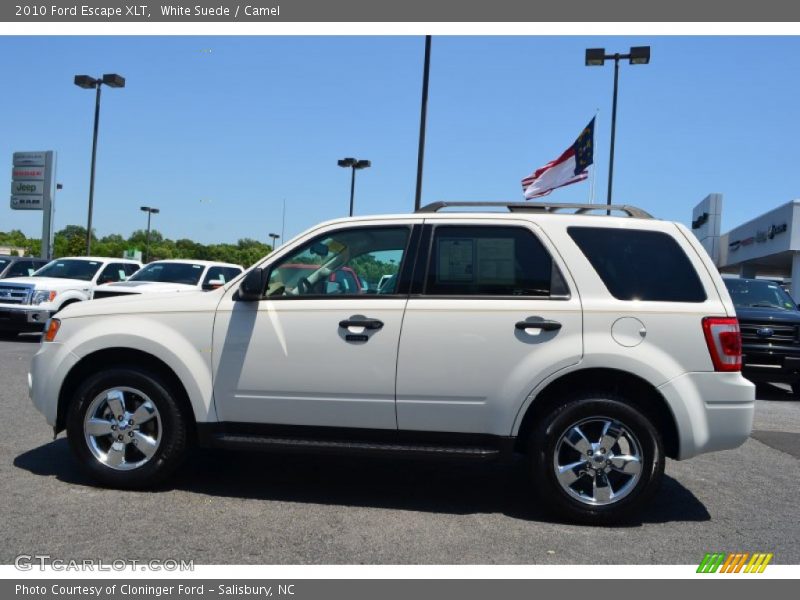 White Suede / Camel 2010 Ford Escape XLT