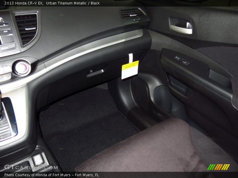 Urban Titanium Metallic / Black 2013 Honda CR-V EX