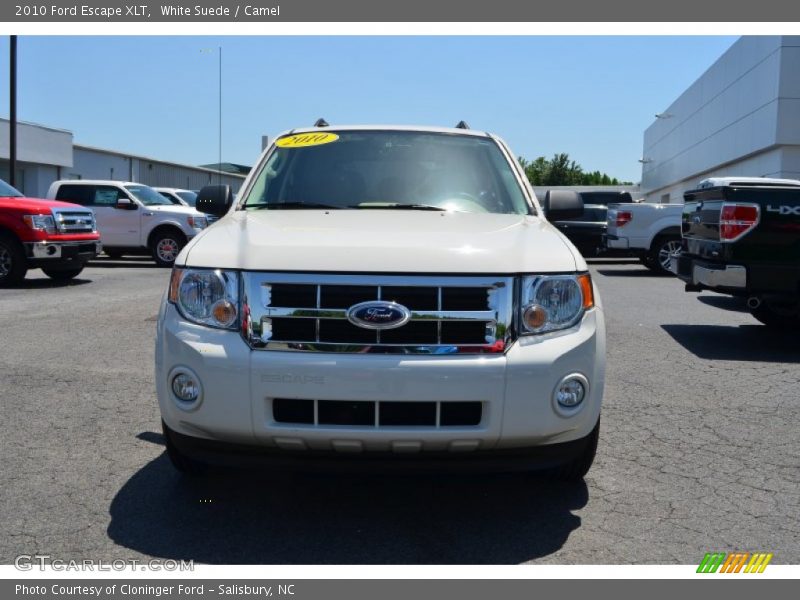 White Suede / Camel 2010 Ford Escape XLT
