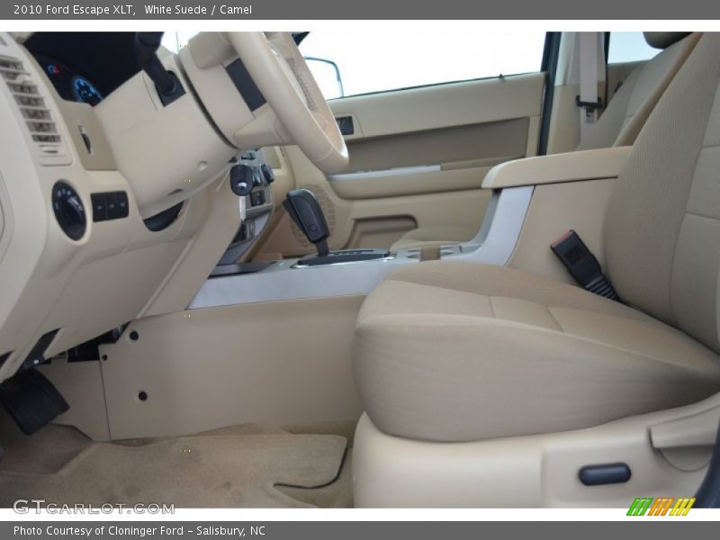 White Suede / Camel 2010 Ford Escape XLT