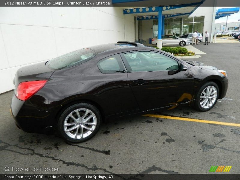 Crimson Black / Charcoal 2012 Nissan Altima 3.5 SR Coupe