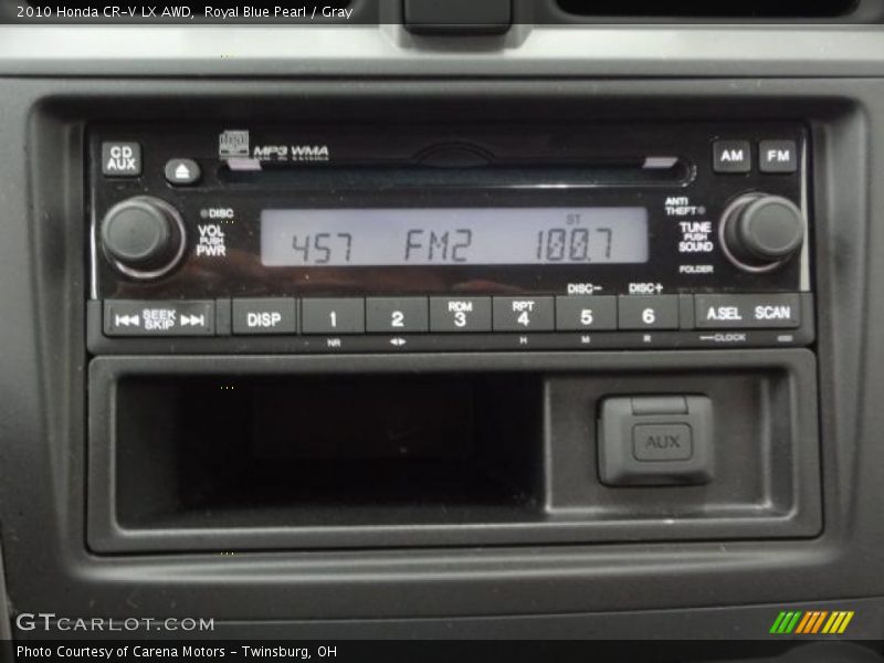 Royal Blue Pearl / Gray 2010 Honda CR-V LX AWD