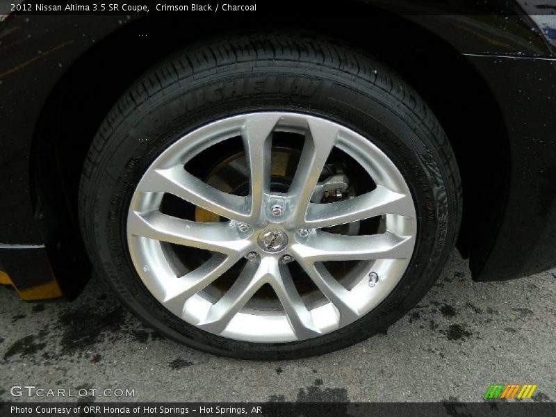 Crimson Black / Charcoal 2012 Nissan Altima 3.5 SR Coupe