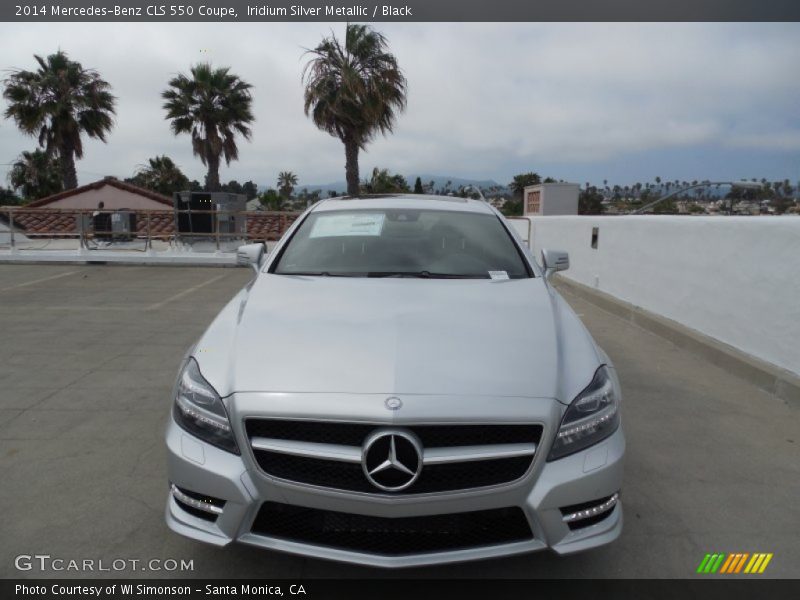 Iridium Silver Metallic / Black 2014 Mercedes-Benz CLS 550 Coupe