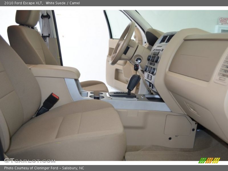 White Suede / Camel 2010 Ford Escape XLT