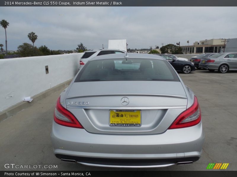 Iridium Silver Metallic / Black 2014 Mercedes-Benz CLS 550 Coupe