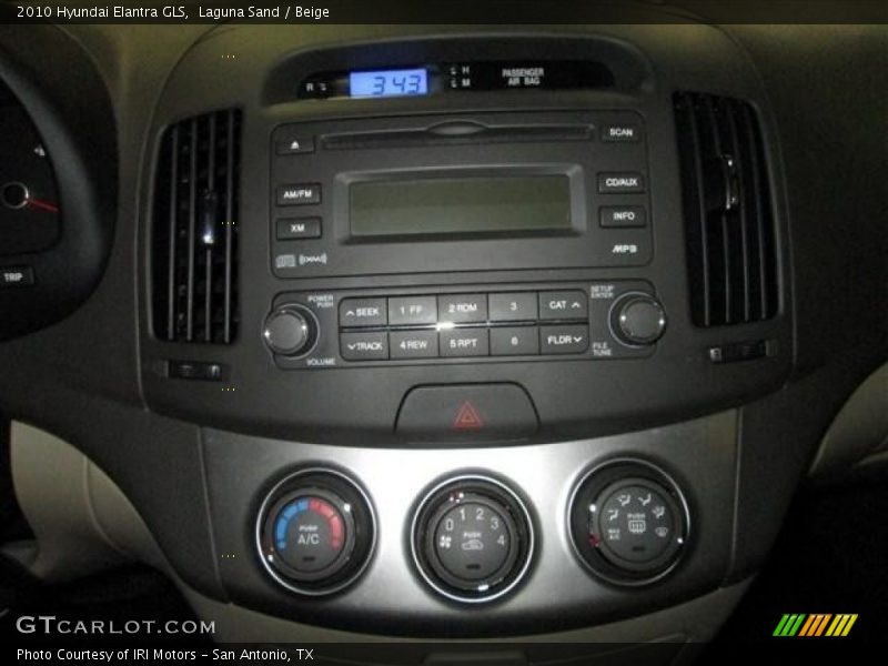 Laguna Sand / Beige 2010 Hyundai Elantra GLS