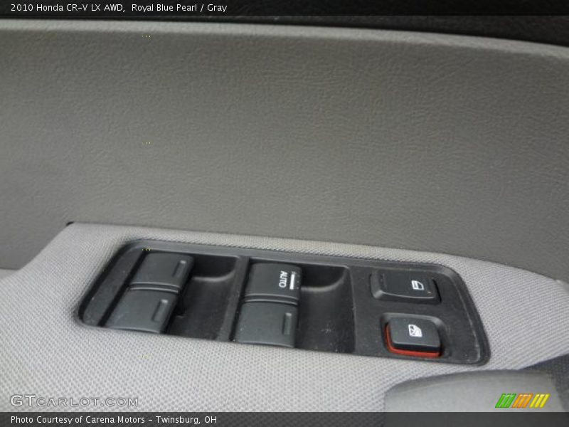 Royal Blue Pearl / Gray 2010 Honda CR-V LX AWD