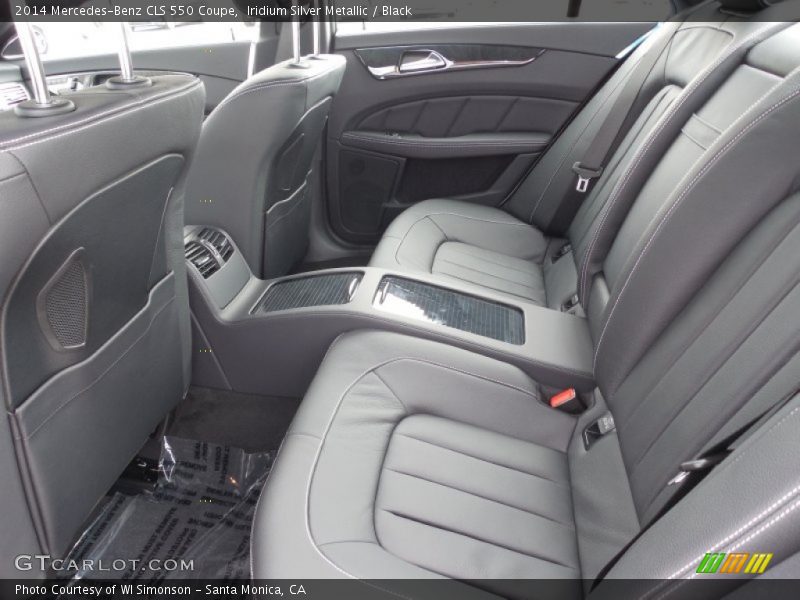 Iridium Silver Metallic / Black 2014 Mercedes-Benz CLS 550 Coupe