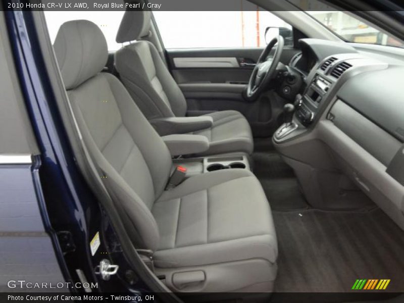 Royal Blue Pearl / Gray 2010 Honda CR-V LX AWD