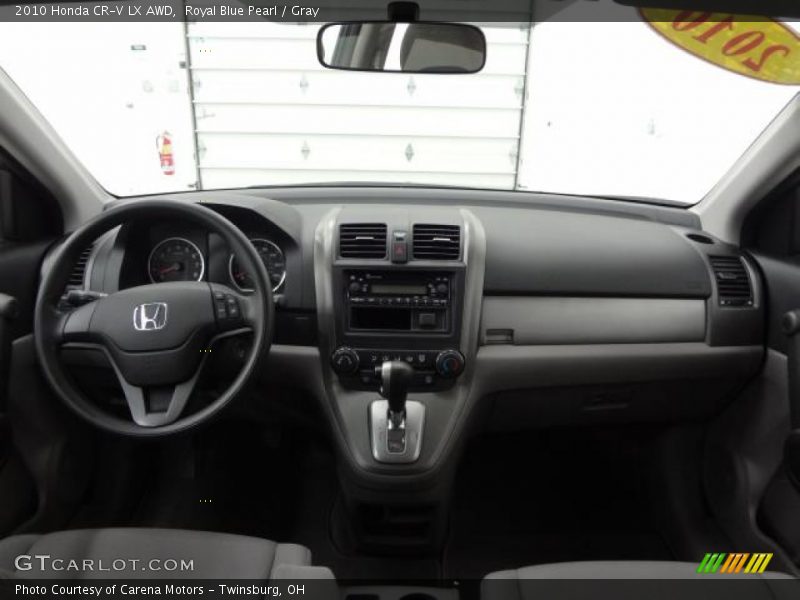 Royal Blue Pearl / Gray 2010 Honda CR-V LX AWD