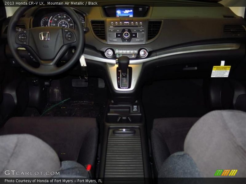 Mountain Air Metallic / Black 2013 Honda CR-V LX