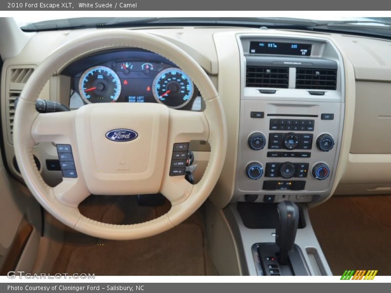 White Suede / Camel 2010 Ford Escape XLT