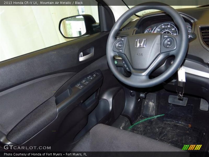 Mountain Air Metallic / Black 2013 Honda CR-V LX