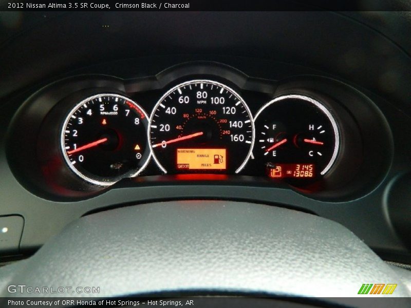 Crimson Black / Charcoal 2012 Nissan Altima 3.5 SR Coupe