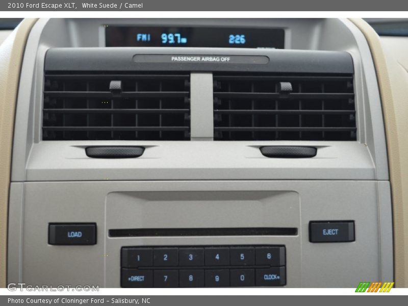 White Suede / Camel 2010 Ford Escape XLT