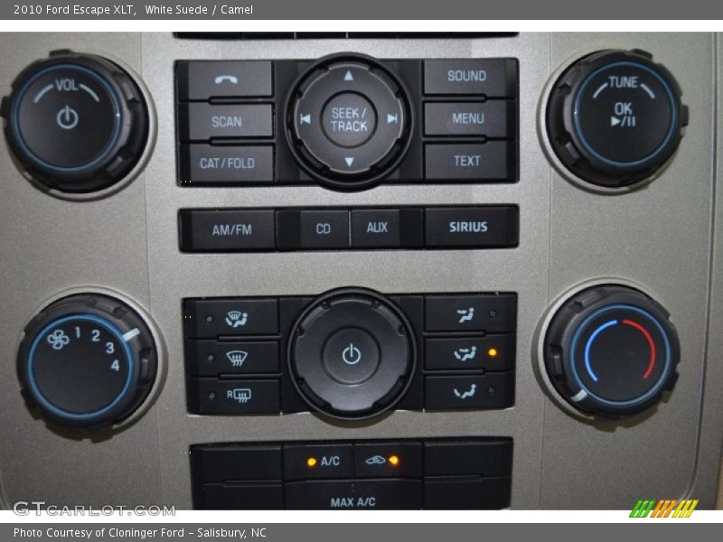 White Suede / Camel 2010 Ford Escape XLT