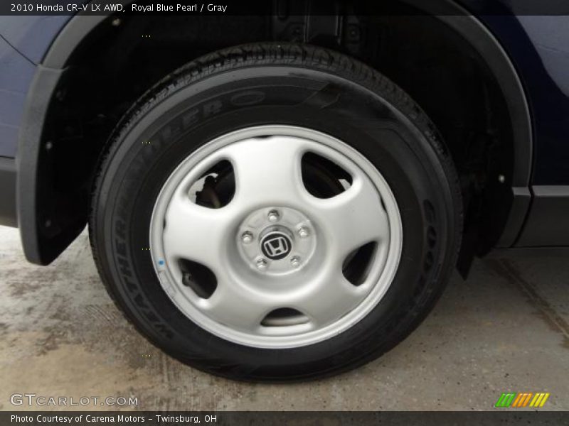 Royal Blue Pearl / Gray 2010 Honda CR-V LX AWD