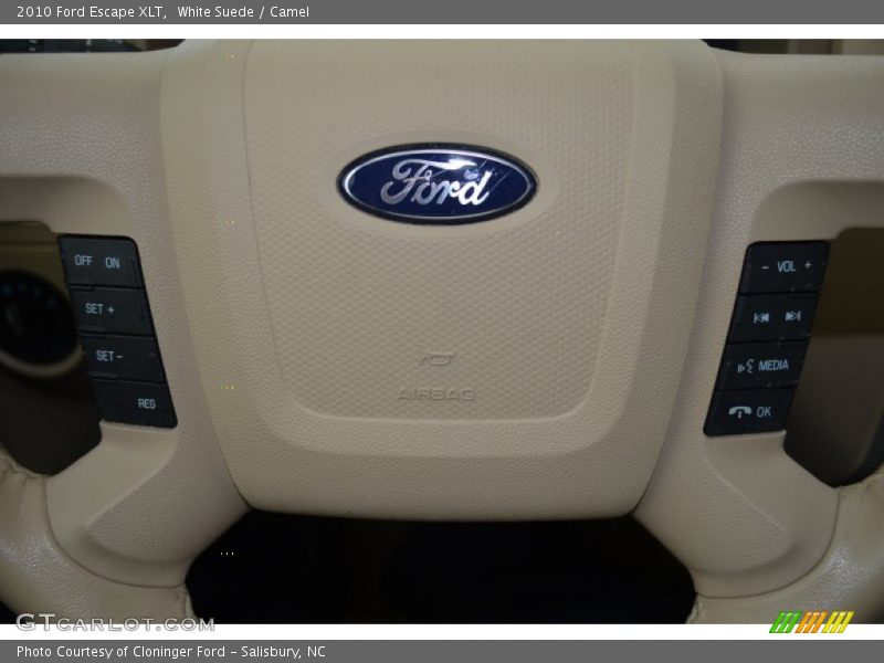 White Suede / Camel 2010 Ford Escape XLT