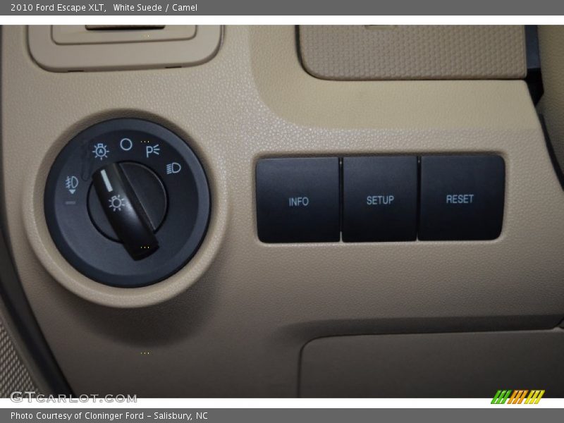 White Suede / Camel 2010 Ford Escape XLT