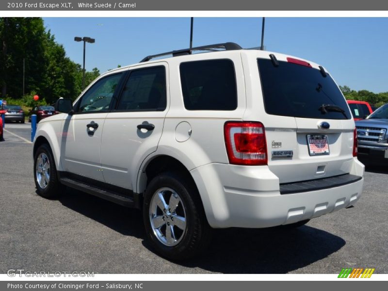 White Suede / Camel 2010 Ford Escape XLT
