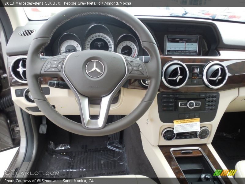 Pebble Grey Metallic / Almond/Mocha 2013 Mercedes-Benz GLK 350