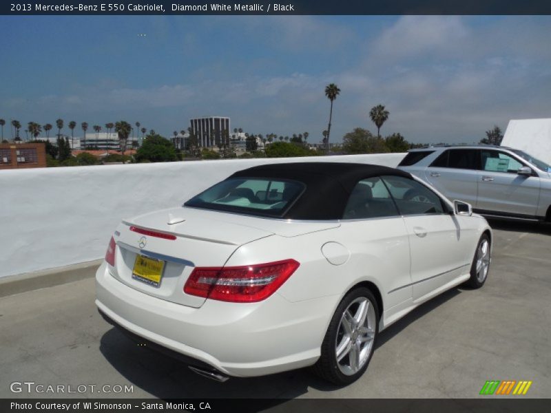 Diamond White Metallic / Black 2013 Mercedes-Benz E 550 Cabriolet