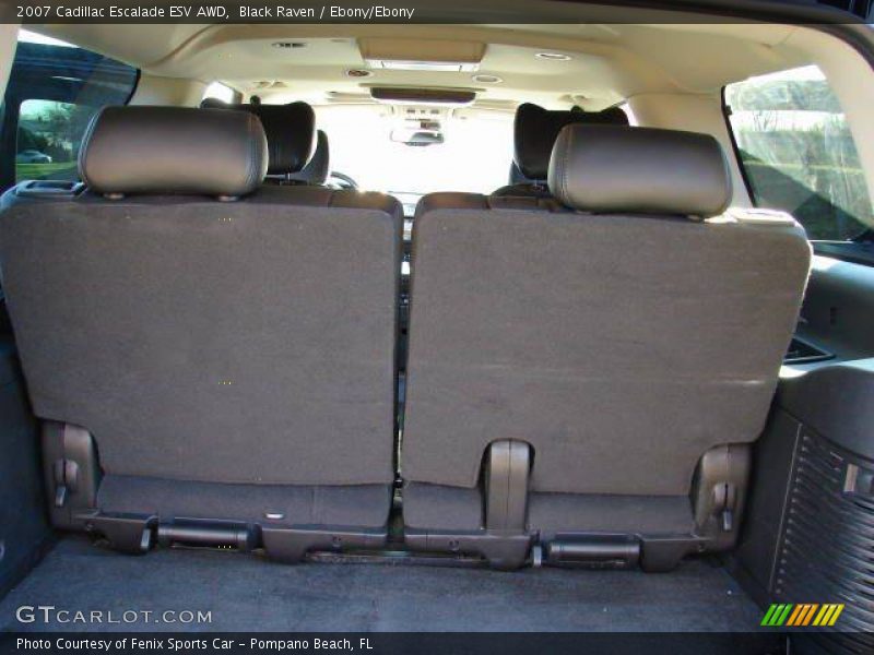 Black Raven / Ebony/Ebony 2007 Cadillac Escalade ESV AWD