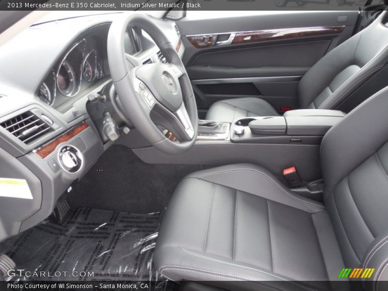 Iridium Silver Metallic / Black 2013 Mercedes-Benz E 350 Cabriolet