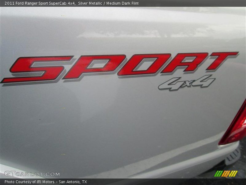 Silver Metallic / Medium Dark Flint 2011 Ford Ranger Sport SuperCab 4x4