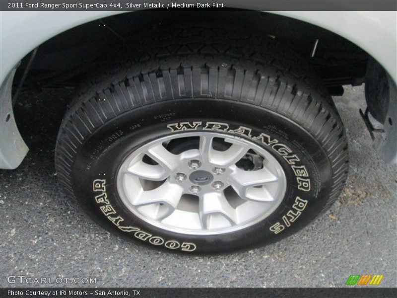 Silver Metallic / Medium Dark Flint 2011 Ford Ranger Sport SuperCab 4x4