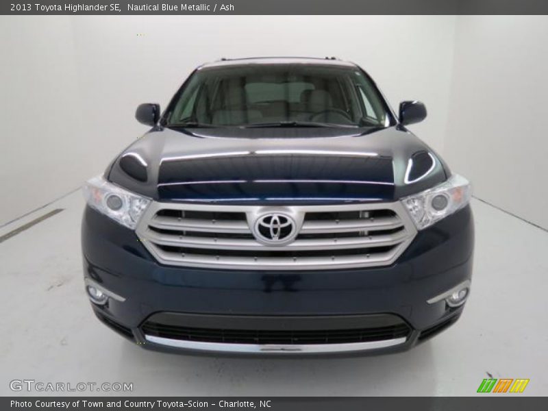 Nautical Blue Metallic / Ash 2013 Toyota Highlander SE