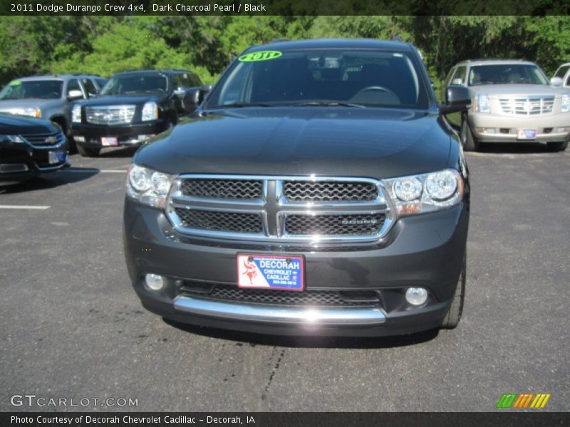 Dark Charcoal Pearl / Black 2011 Dodge Durango Crew 4x4