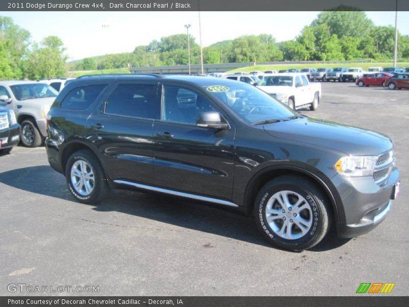 Dark Charcoal Pearl / Black 2011 Dodge Durango Crew 4x4