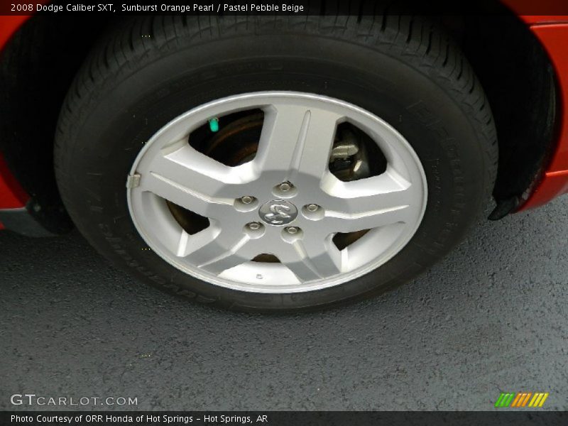 Sunburst Orange Pearl / Pastel Pebble Beige 2008 Dodge Caliber SXT