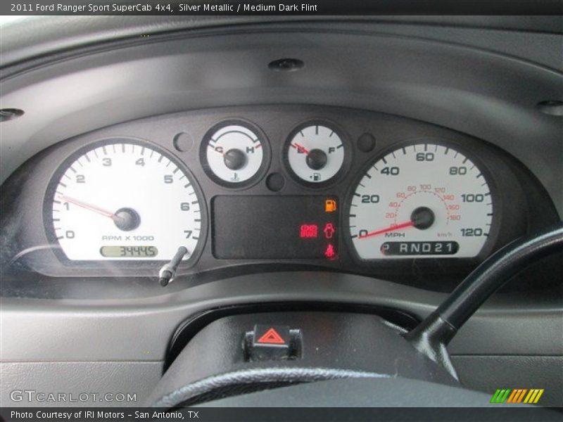 Silver Metallic / Medium Dark Flint 2011 Ford Ranger Sport SuperCab 4x4