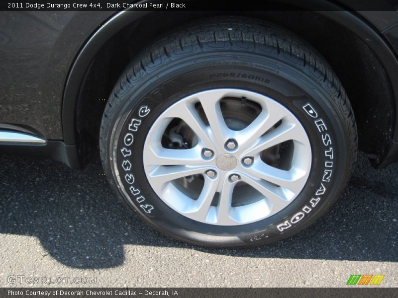 Dark Charcoal Pearl / Black 2011 Dodge Durango Crew 4x4