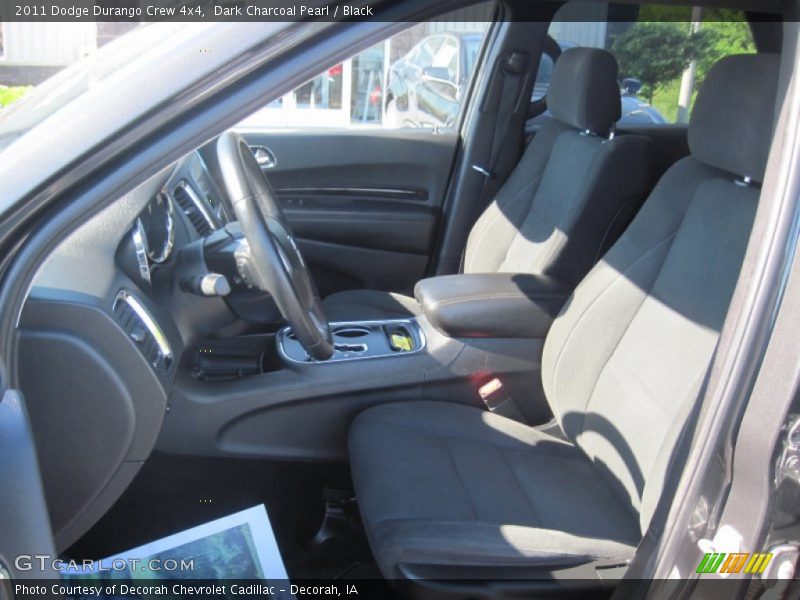 Dark Charcoal Pearl / Black 2011 Dodge Durango Crew 4x4