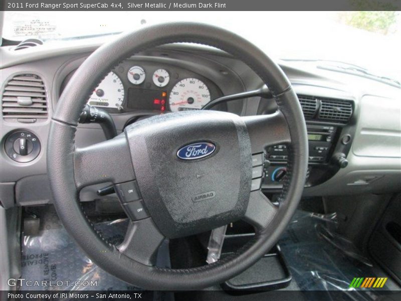 Silver Metallic / Medium Dark Flint 2011 Ford Ranger Sport SuperCab 4x4