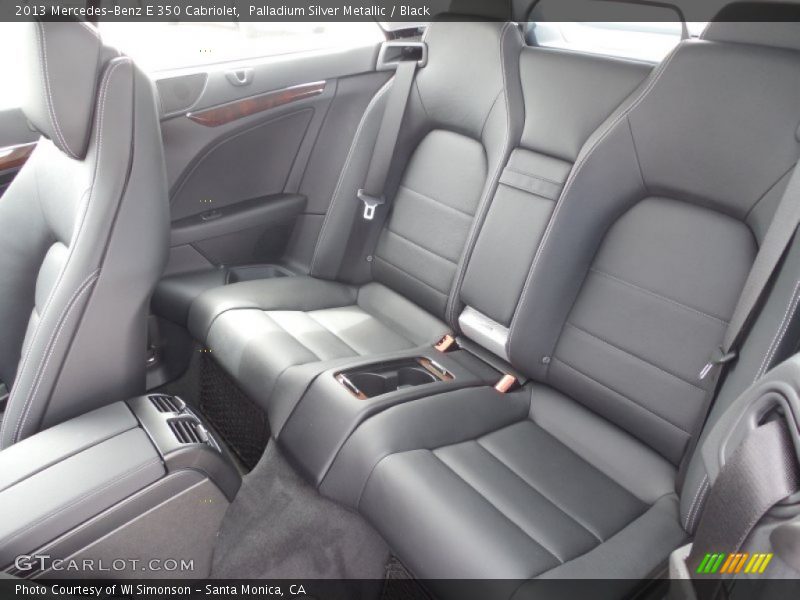 Palladium Silver Metallic / Black 2013 Mercedes-Benz E 350 Cabriolet